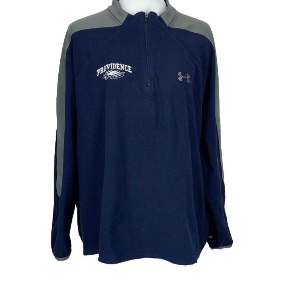 Under Armour Men's Providence Christian Fleece Blue Jacket Size XL‎